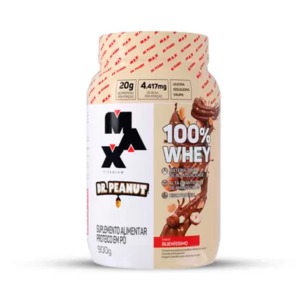 100% WHEY DR. PEANUT POTE 900G - Maxtitanium