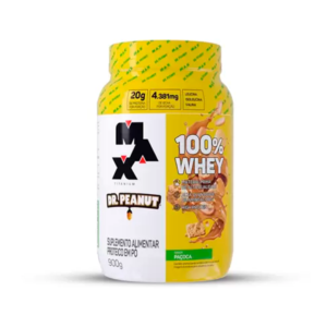 100% WHEY DR. PEANUT POTE 900G - Maxtitanium