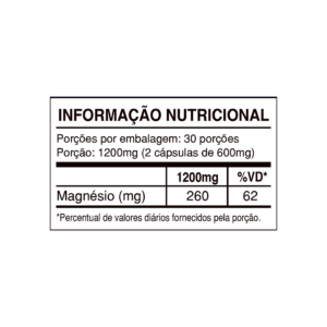 Magnésio Dimalato 900mg 60 Cápsulas