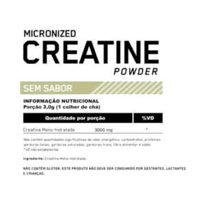 Creatina Powder Mono-Hidratada E Micronizada Optimum Nutrition 300g